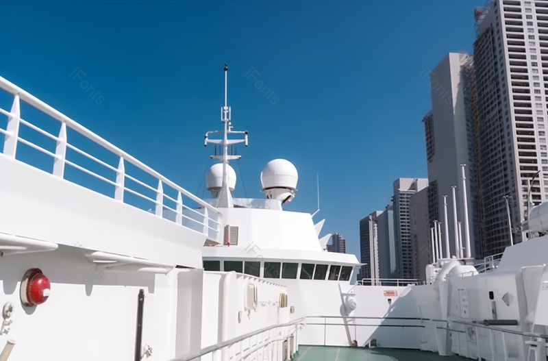 白色航海轮船蓝色天空背景,高清,摄影图,摄影图片,图片大全,摄影图免费下载